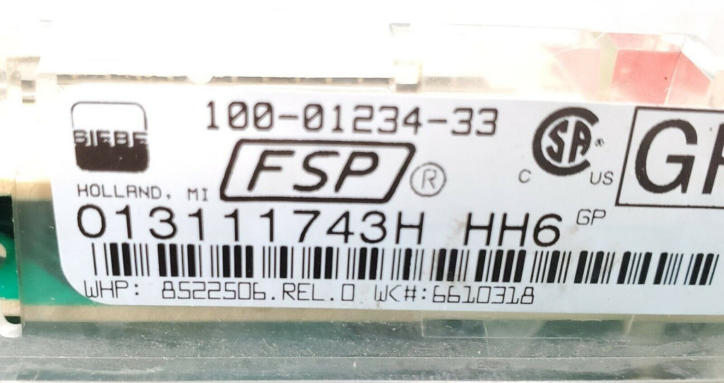 New OEM  Whirlpool Range Control 8522506