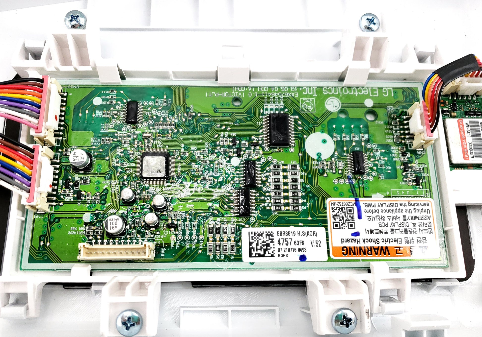 OEM  LG Washer Control Panel AGL30019515 EBR85194757