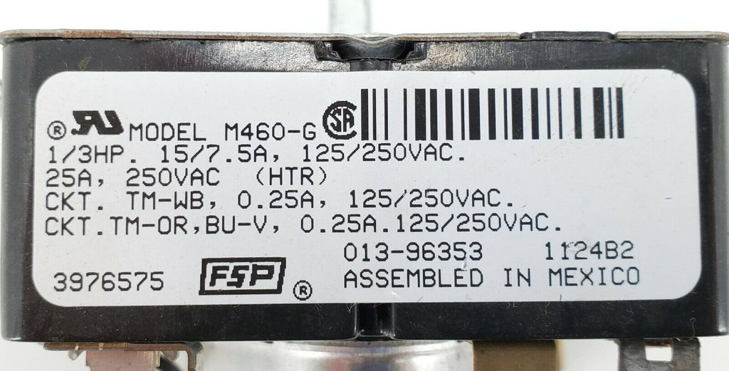 OEM Kenmore Dryer Timer Assembly 3976675 Same Day Shipping & Lifetime Warranty