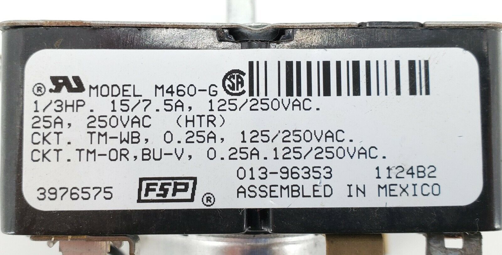 OEM Kenmore Dryer Timer Assembly 3976675 Same Day Shipping & Lifetime Warranty