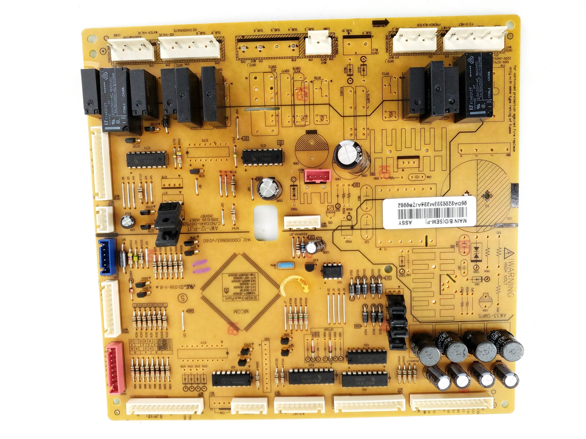 Samsung Refrigerator Control Board DA92-00593M