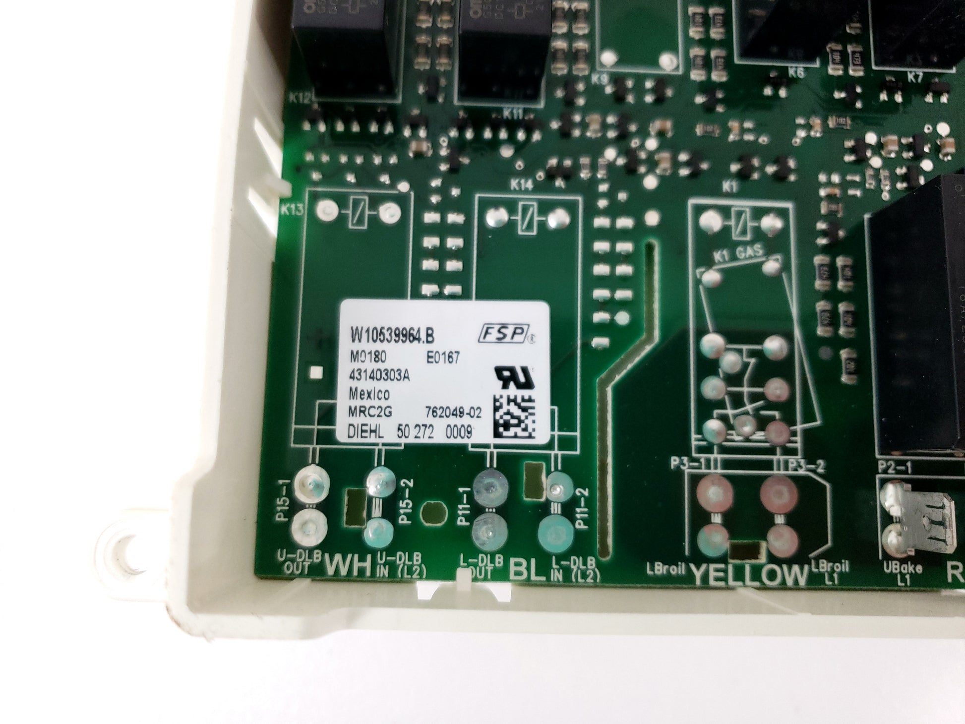 Whirlpool Range Control Board W10539964