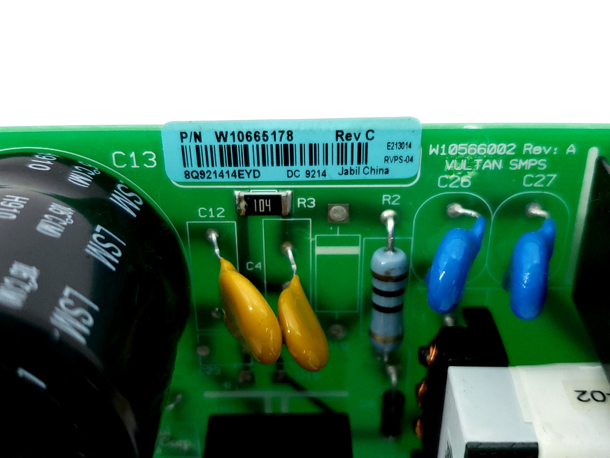 Whirlpool Refrigerator Control  W10665178