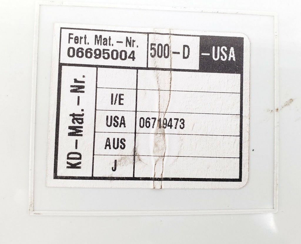 Miele Dishwasher Control 06695004