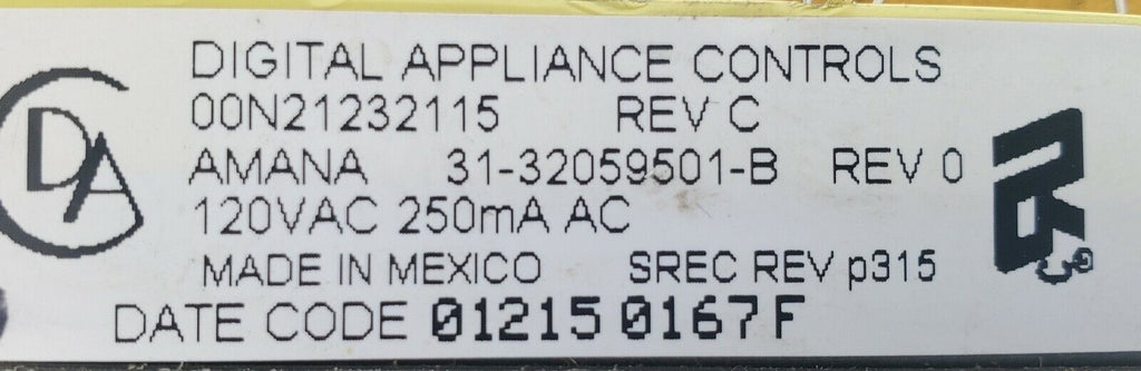 Amana Range Control 32059501B