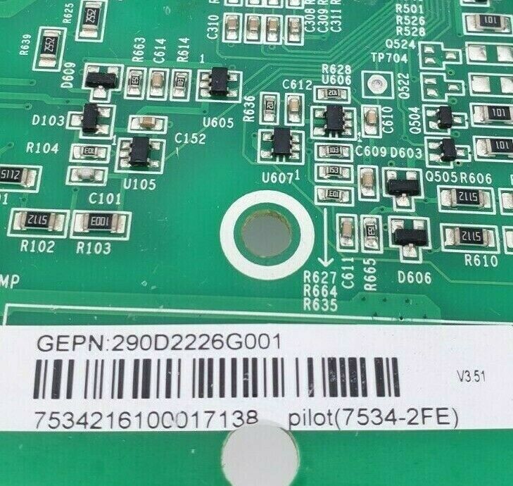 OEM GE Washer Control 290D2226G001 Same Day Shipping & Lifetime Warranty