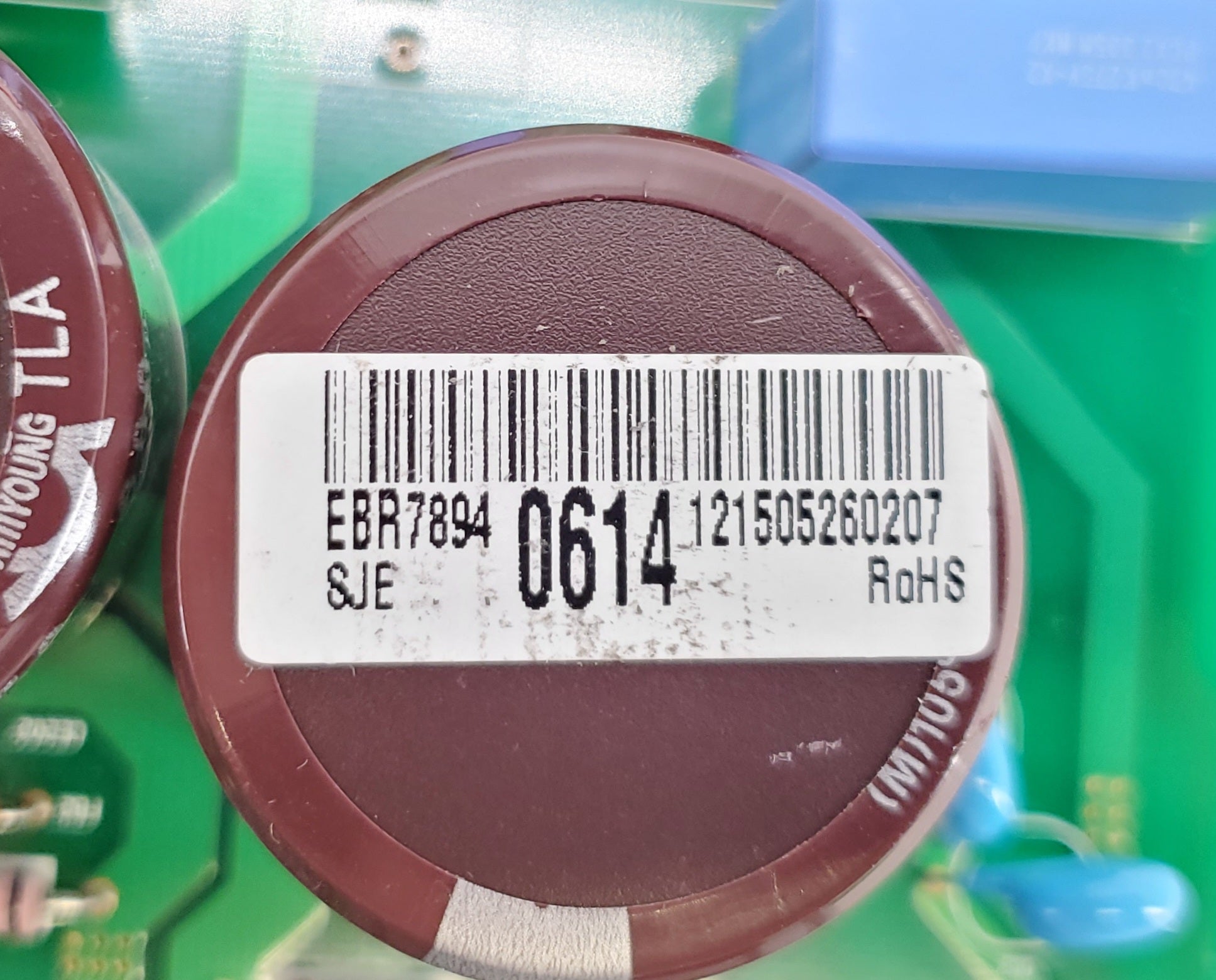 OEM  LG Refrigerator Control  EBR78940614