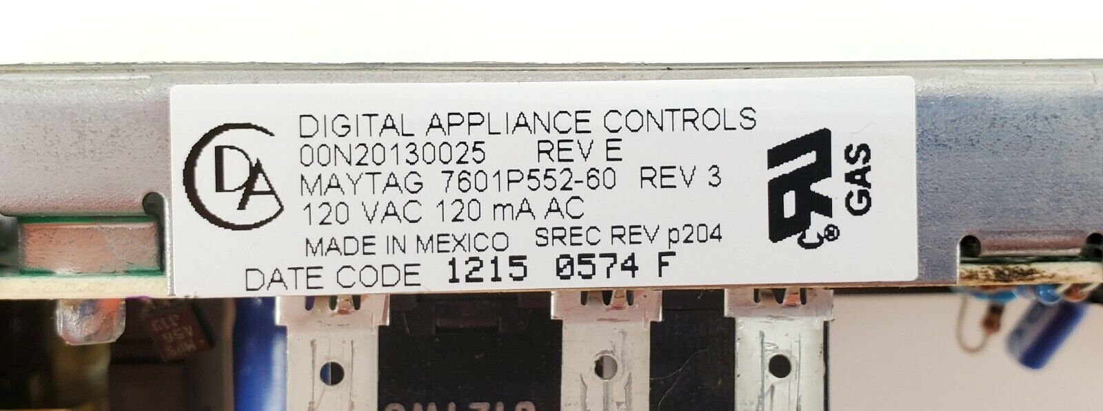 OEM Maytag Range Control 7601P552-60 Same Day Shipping & Lifetime Warranty