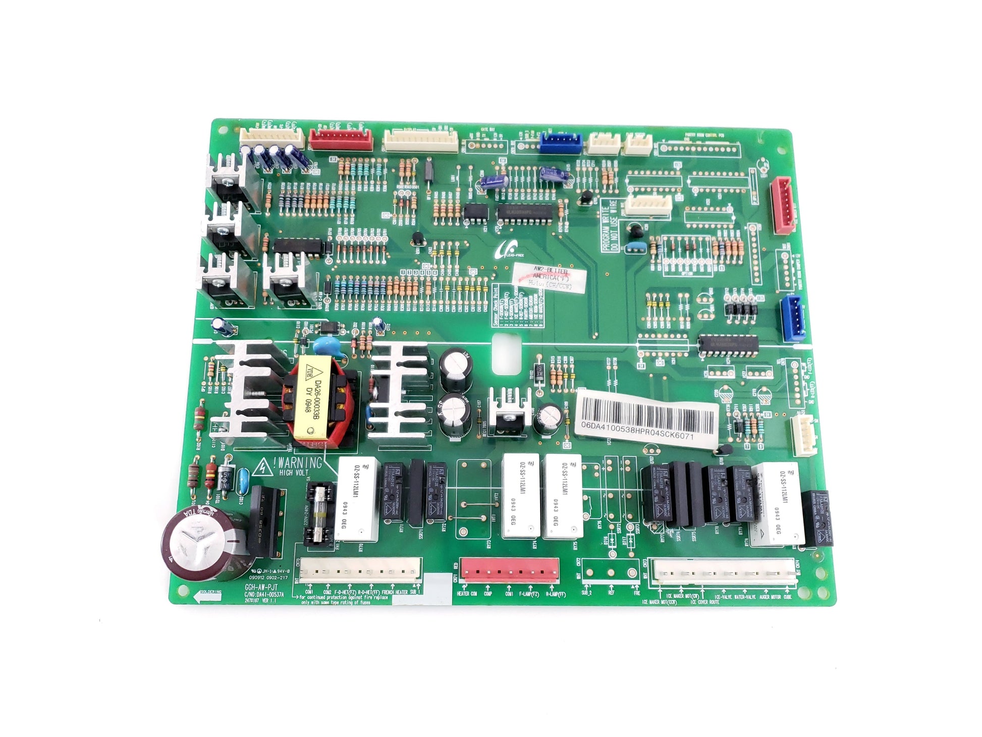 Samsung Refrigerator Control Board DA41-00538H