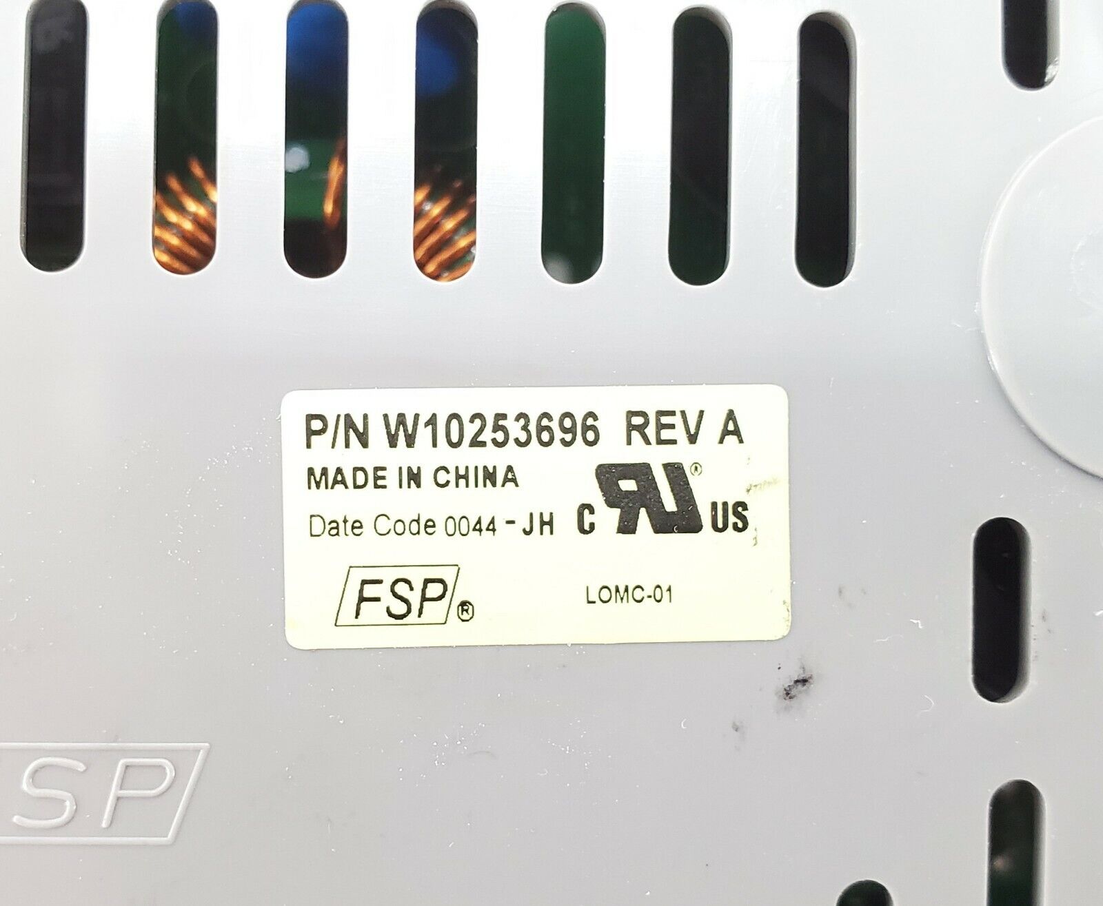 Whirlpool Washer Control W10253696