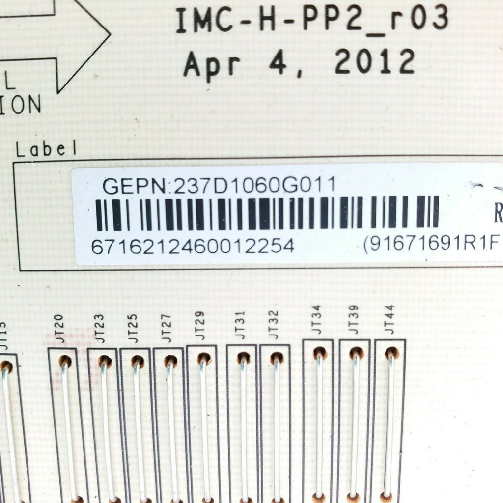 OEM  GE Washer Control  237D1060G011