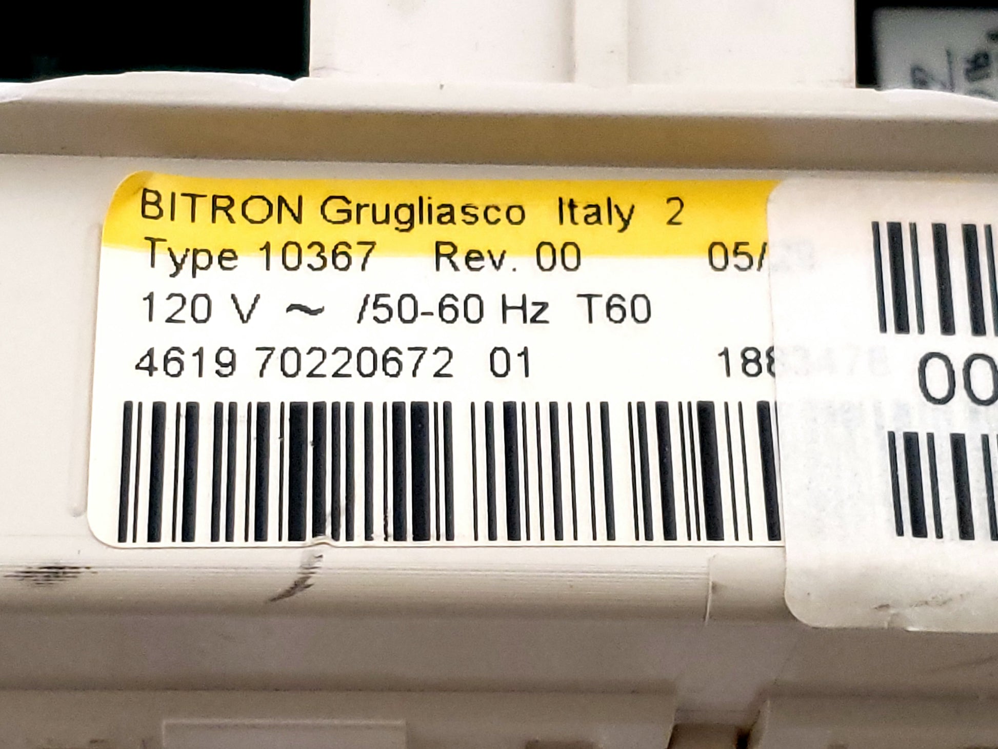 Whirlpool Washer Control Board 461970220672