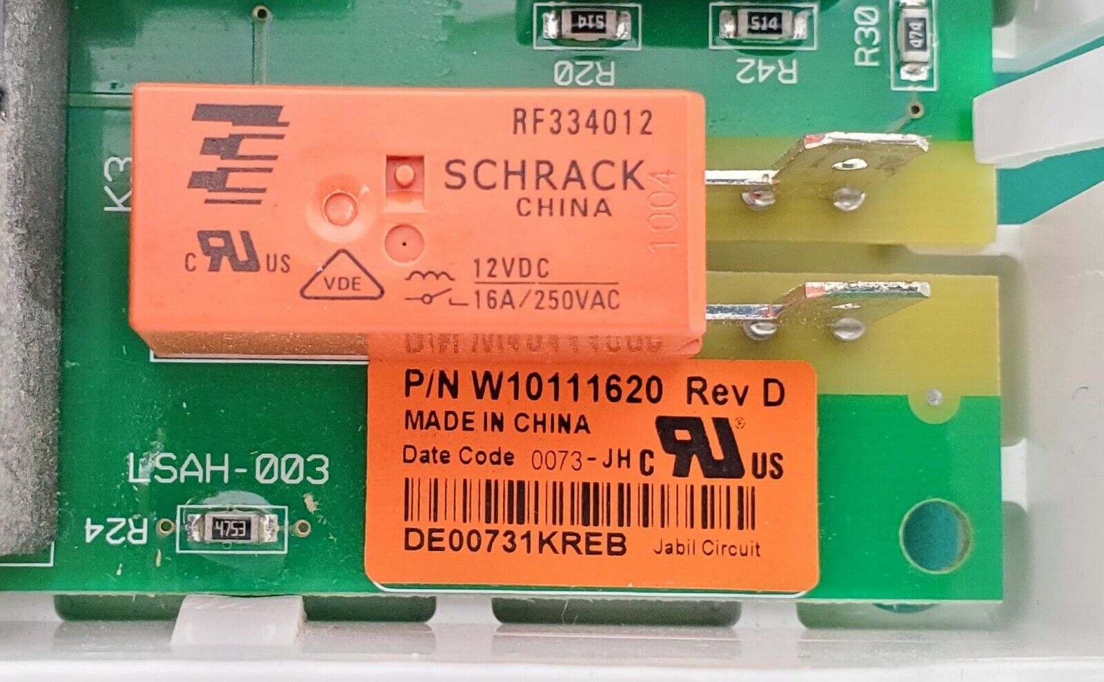 OEM Whirlpool Dryer Control Board W10111620 Same Day Ship & Lifetime Warranty