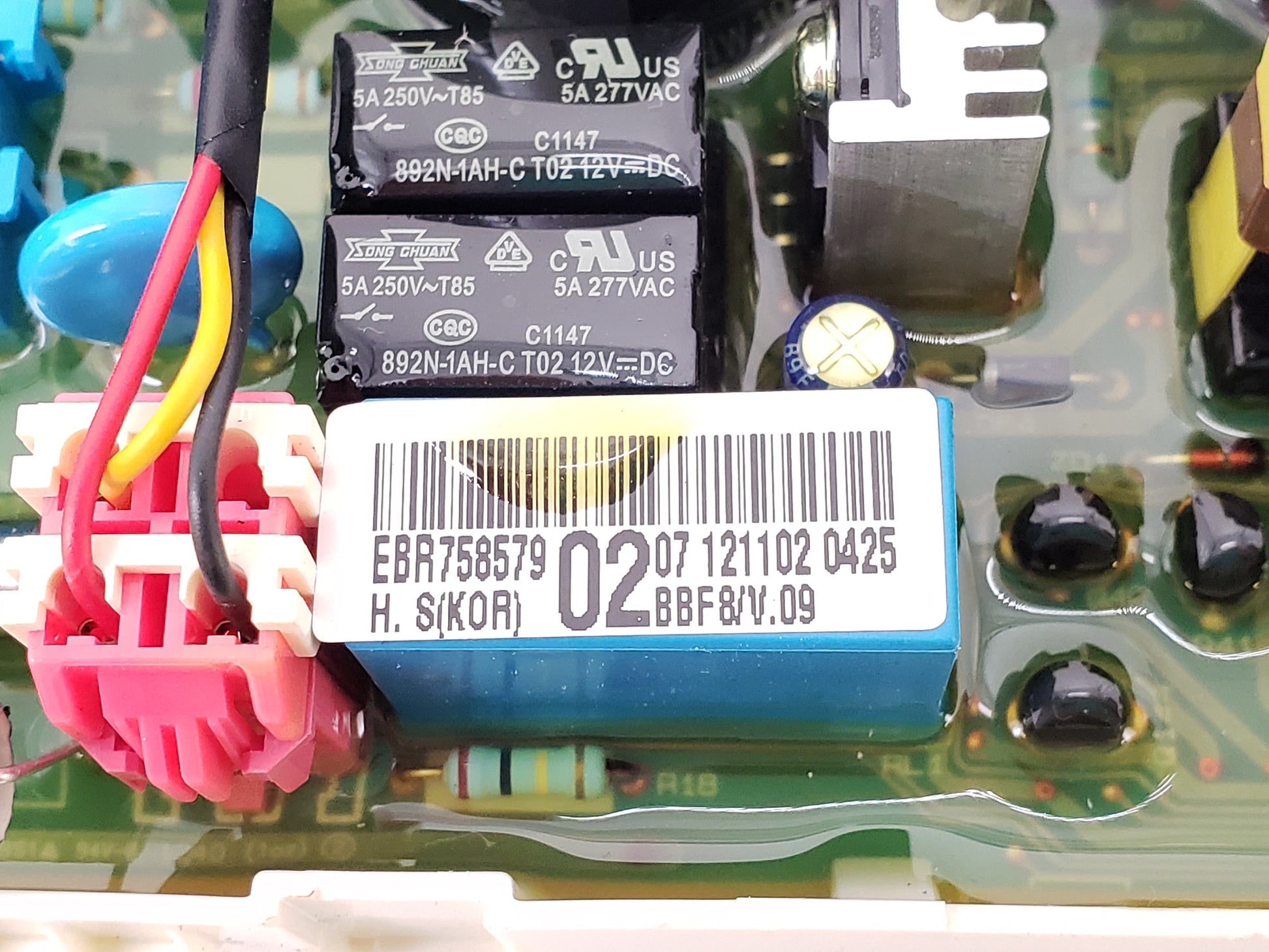 OEM  LG Washer Control EBR75857902
