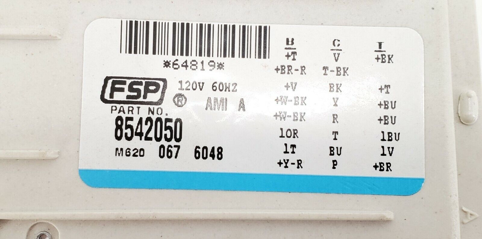 OEM Whirlpool Washer Timer 8542050 Same Day Ship & Lifetime Warranty