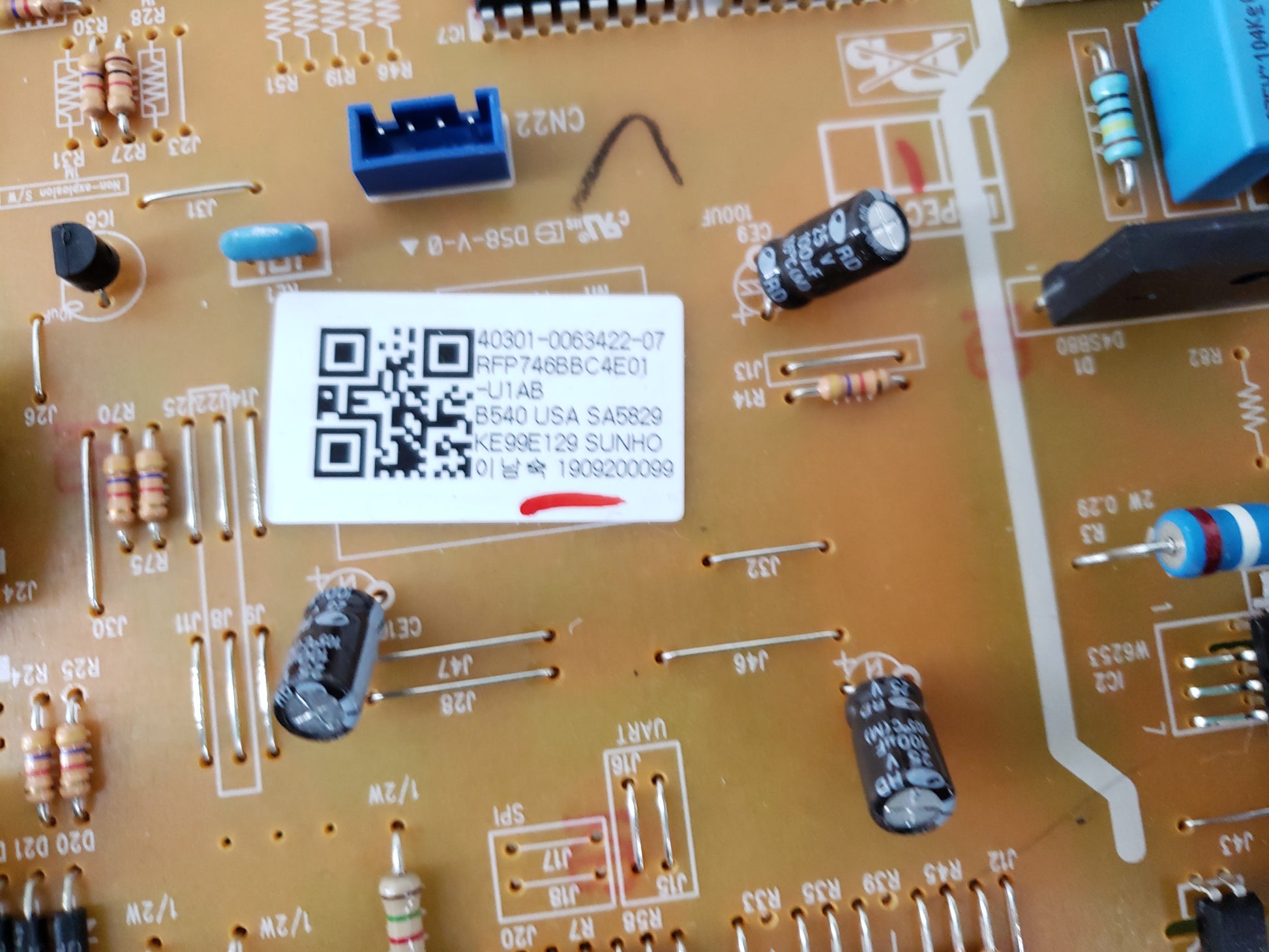 Kenmore Refrigerator Control Board 40301-0063422-07