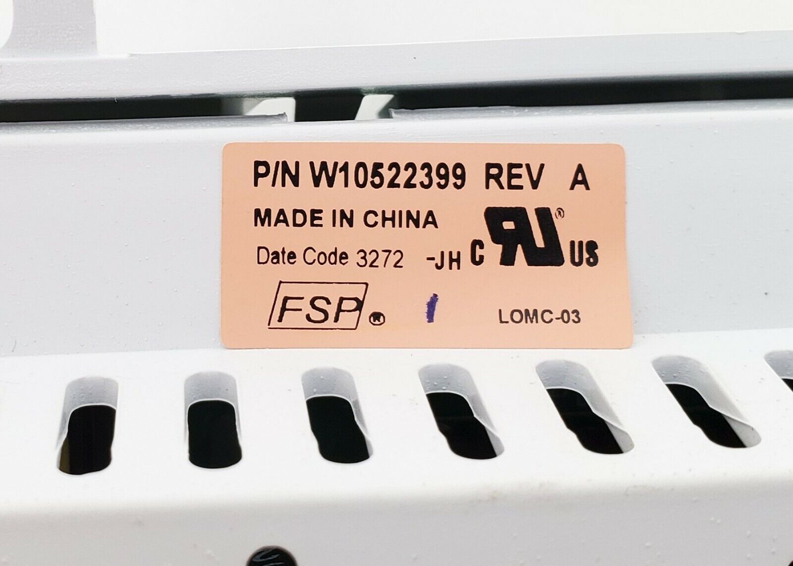 OEM  Whirlpool Washer Control W10522399