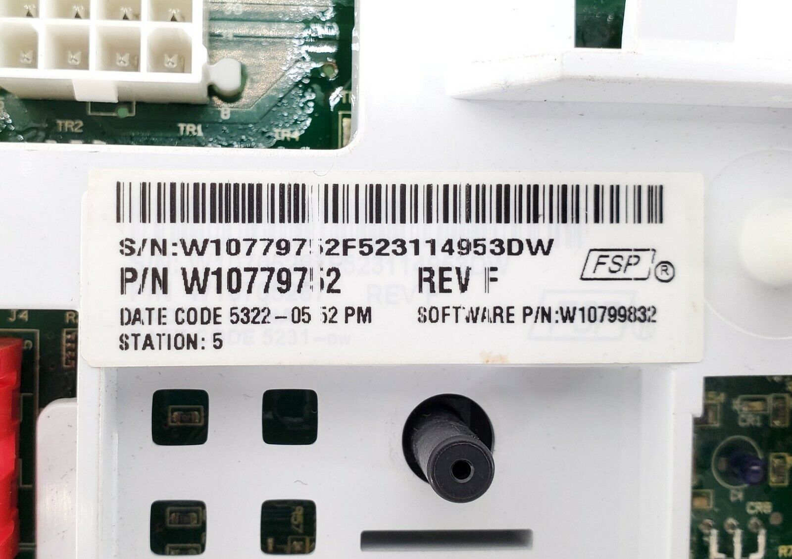 OEM Whirlpool Washer Control W10779752 Same Day Shipping & Lifetime Warranty