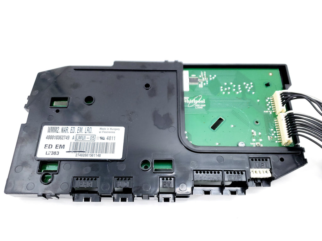 Whirlpool Washer User Interface Control 400010362749