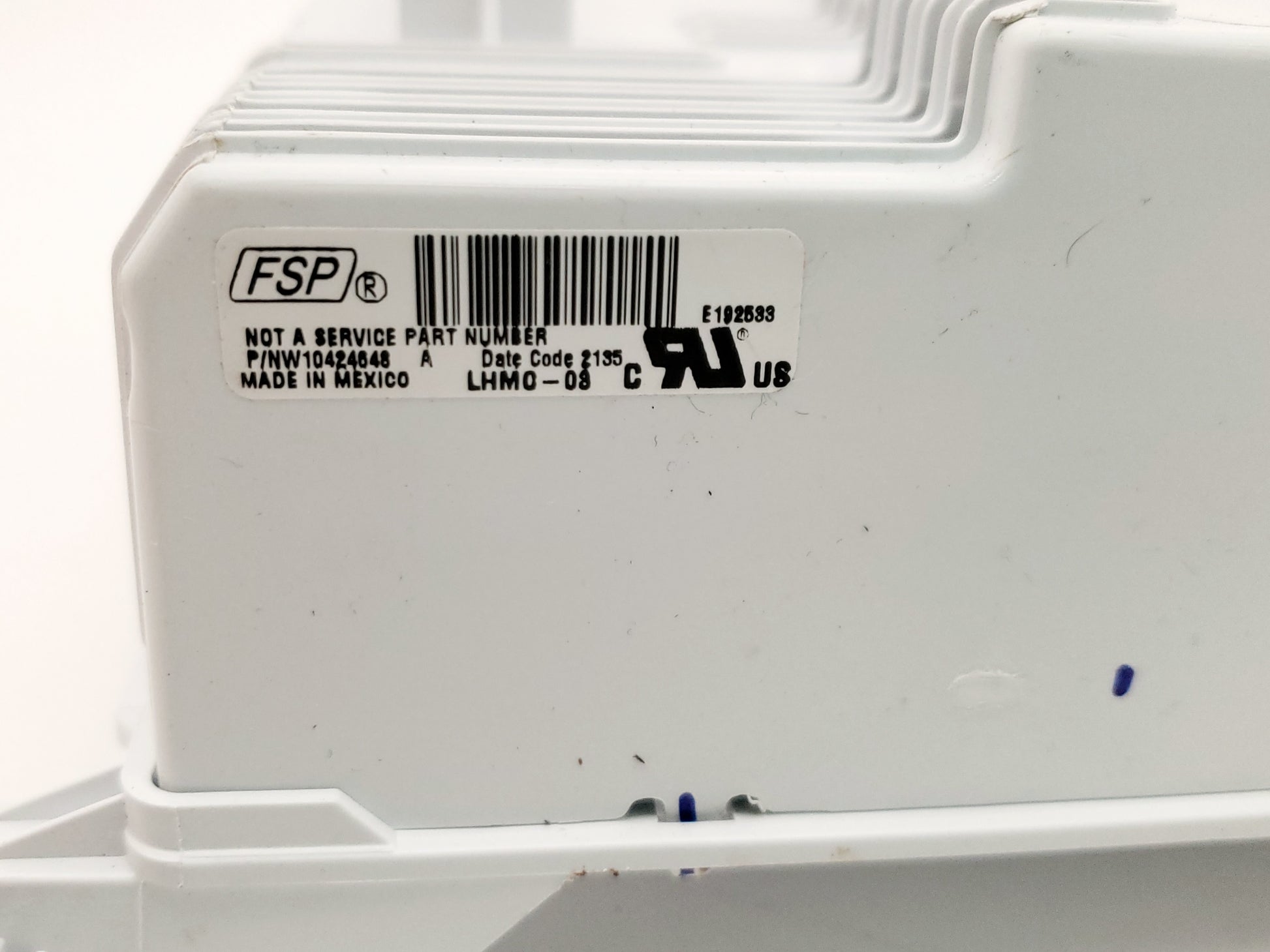 Whirlpool Washer Control W10424648