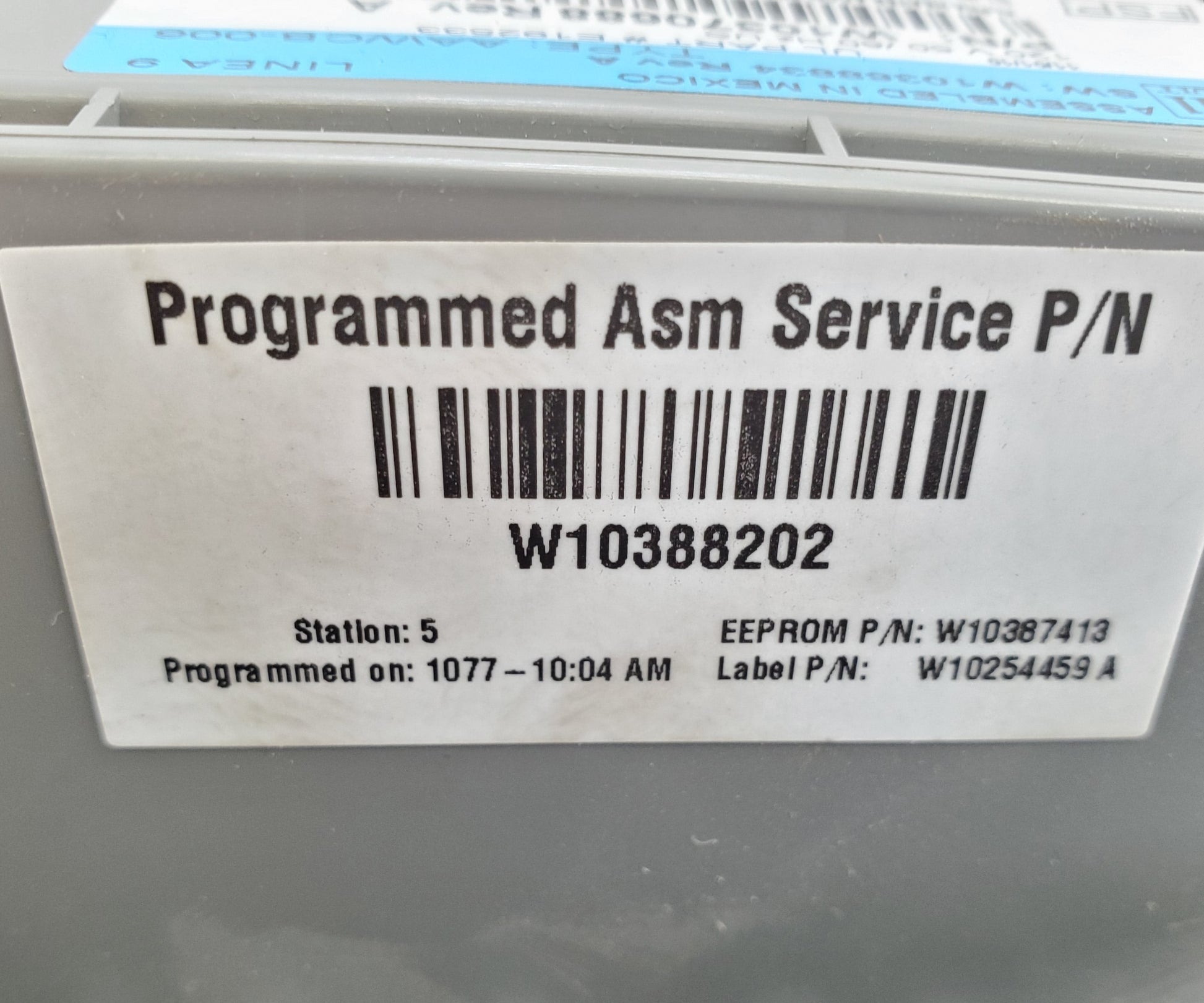 OEM  Whirlpool Washer Control W10388202