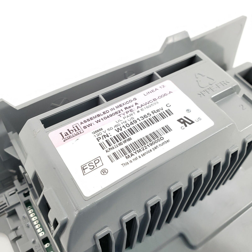 Whirlpool Washer Control W10491366