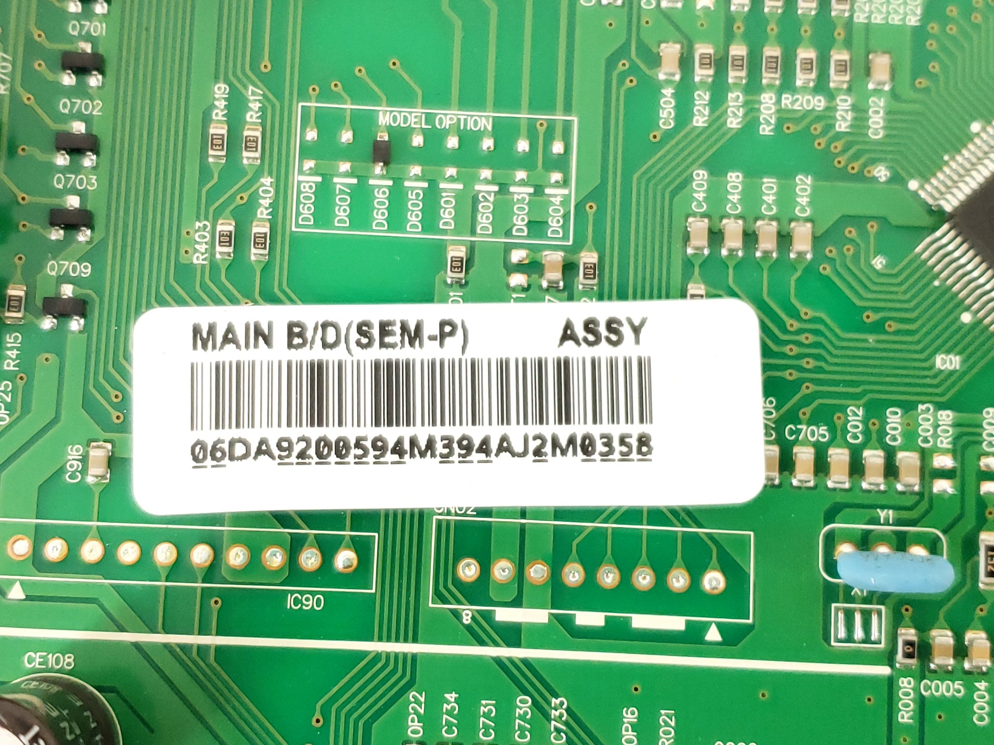 OEM  Samsung Refrigerator Control Board DA92-00594M