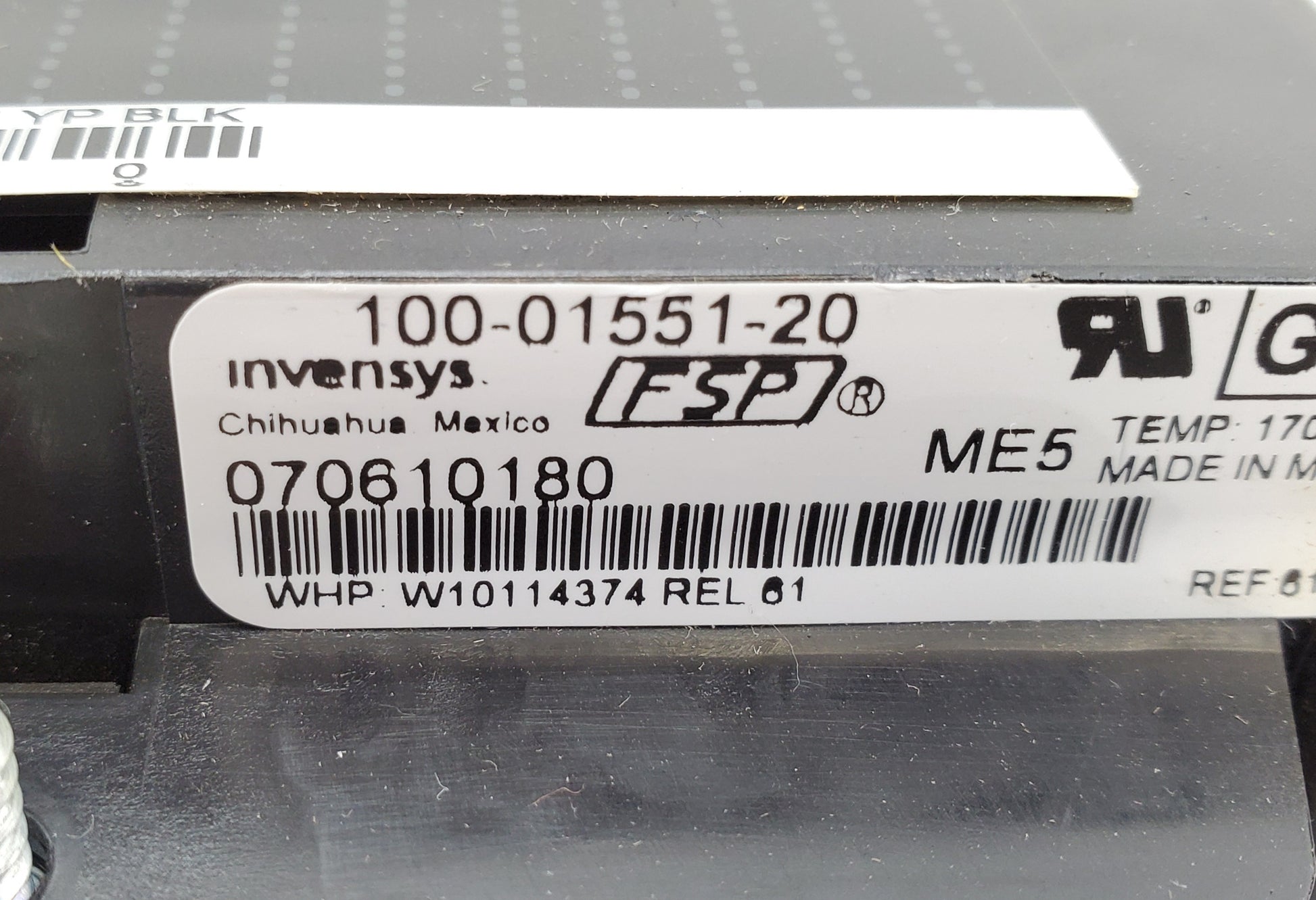 OEM  Whirlpool Range Control W10114374