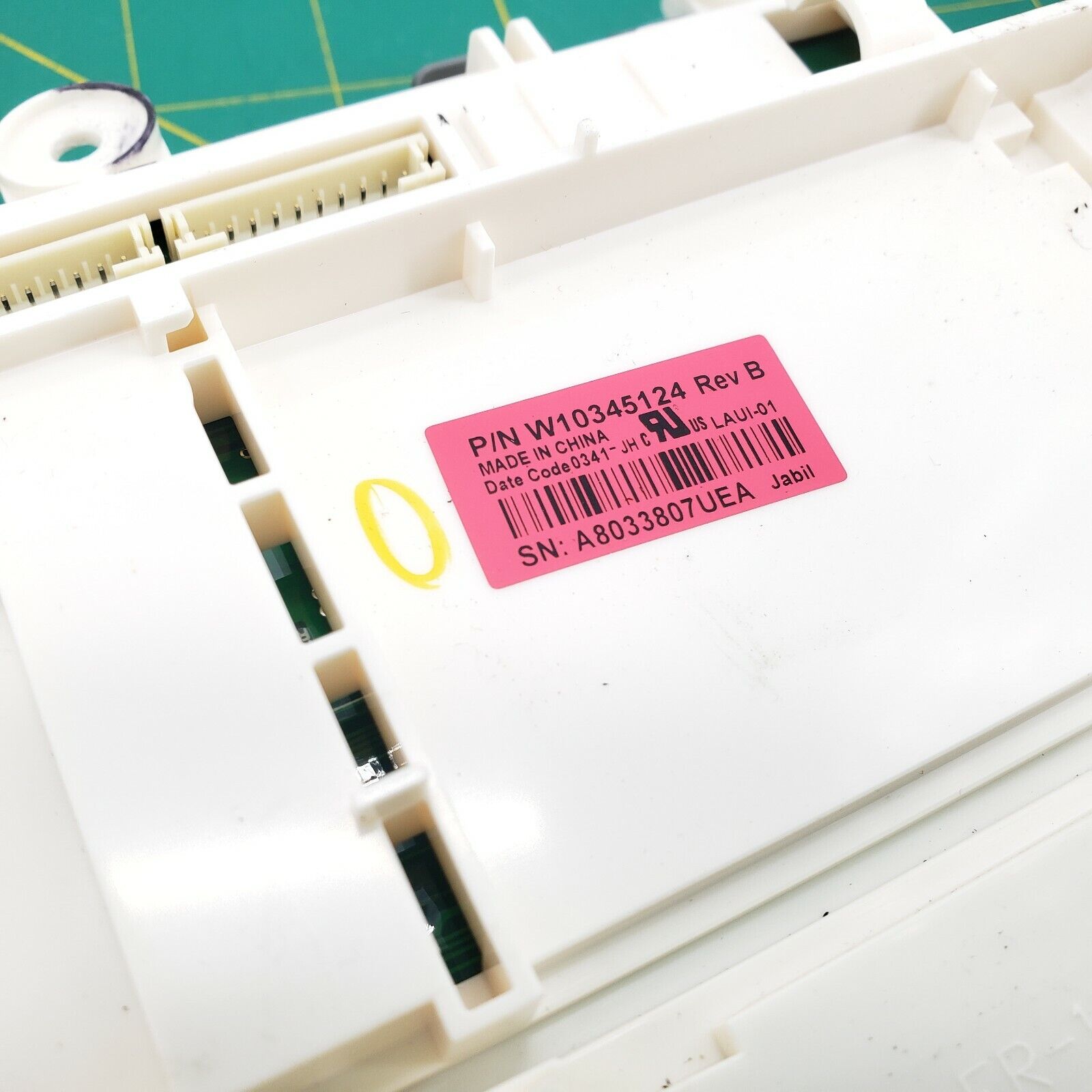 Whirlpool Washer Control Board W10345124