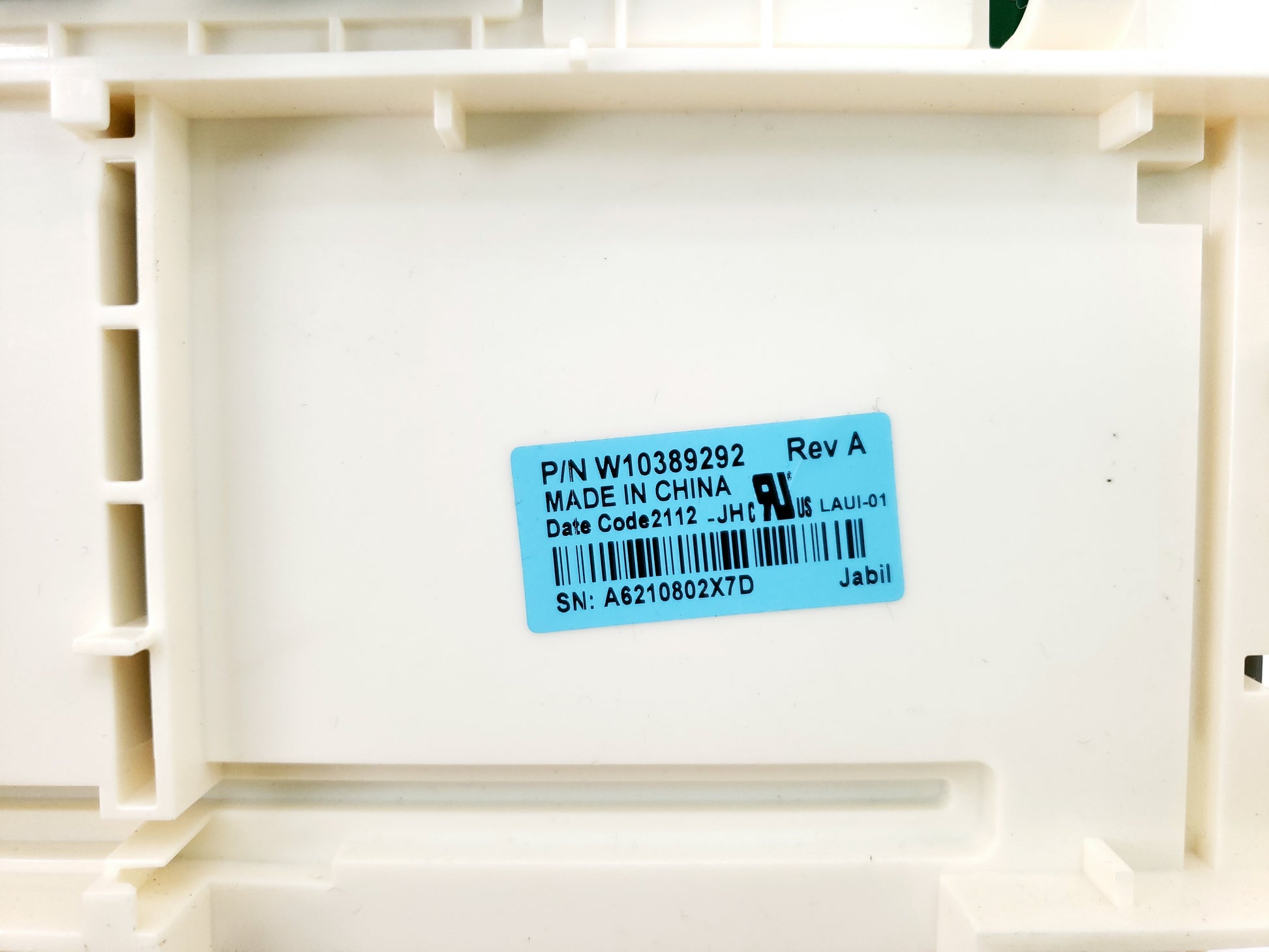 Whirlpool Dryer Control Board W10389296 W10389292