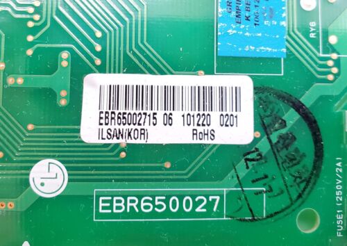 LG Refrigerator Control Board EBR65002715