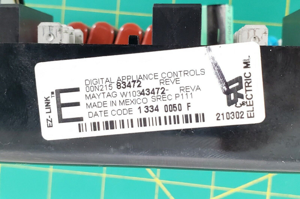 Maytag Range Control Board W10343472