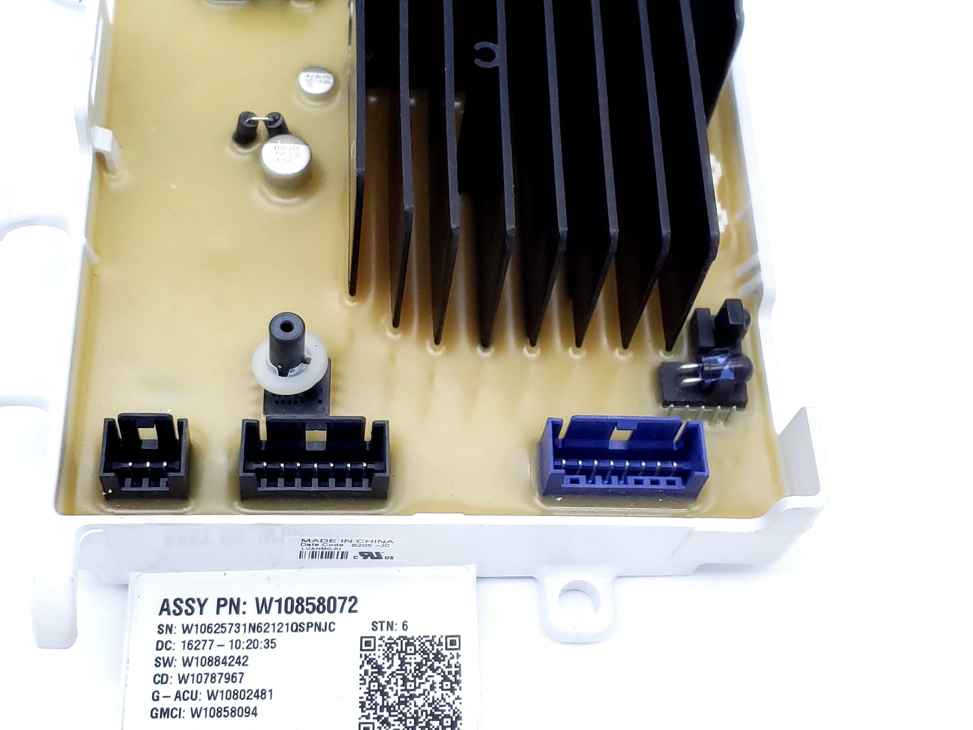 Whirlpool Washer Control Board W10858072