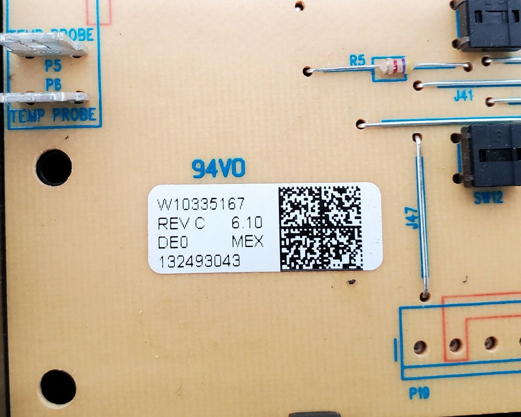OEM  Whirlpool Range Control Board W10335167
