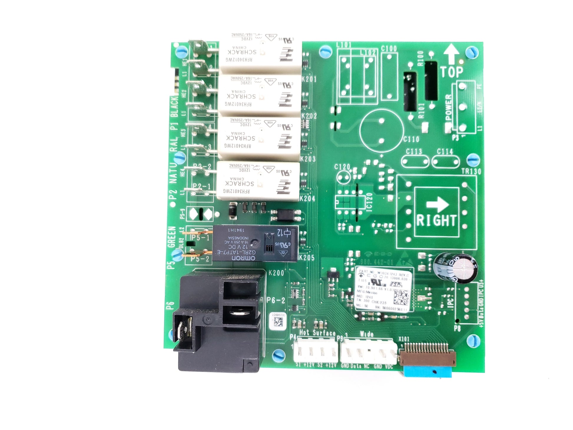 OEM Whirlpool Range Control Board W10341243