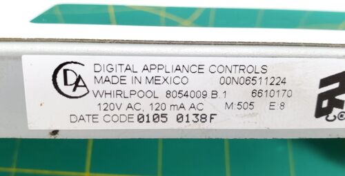 Whirlpool Range Control Board 8054009