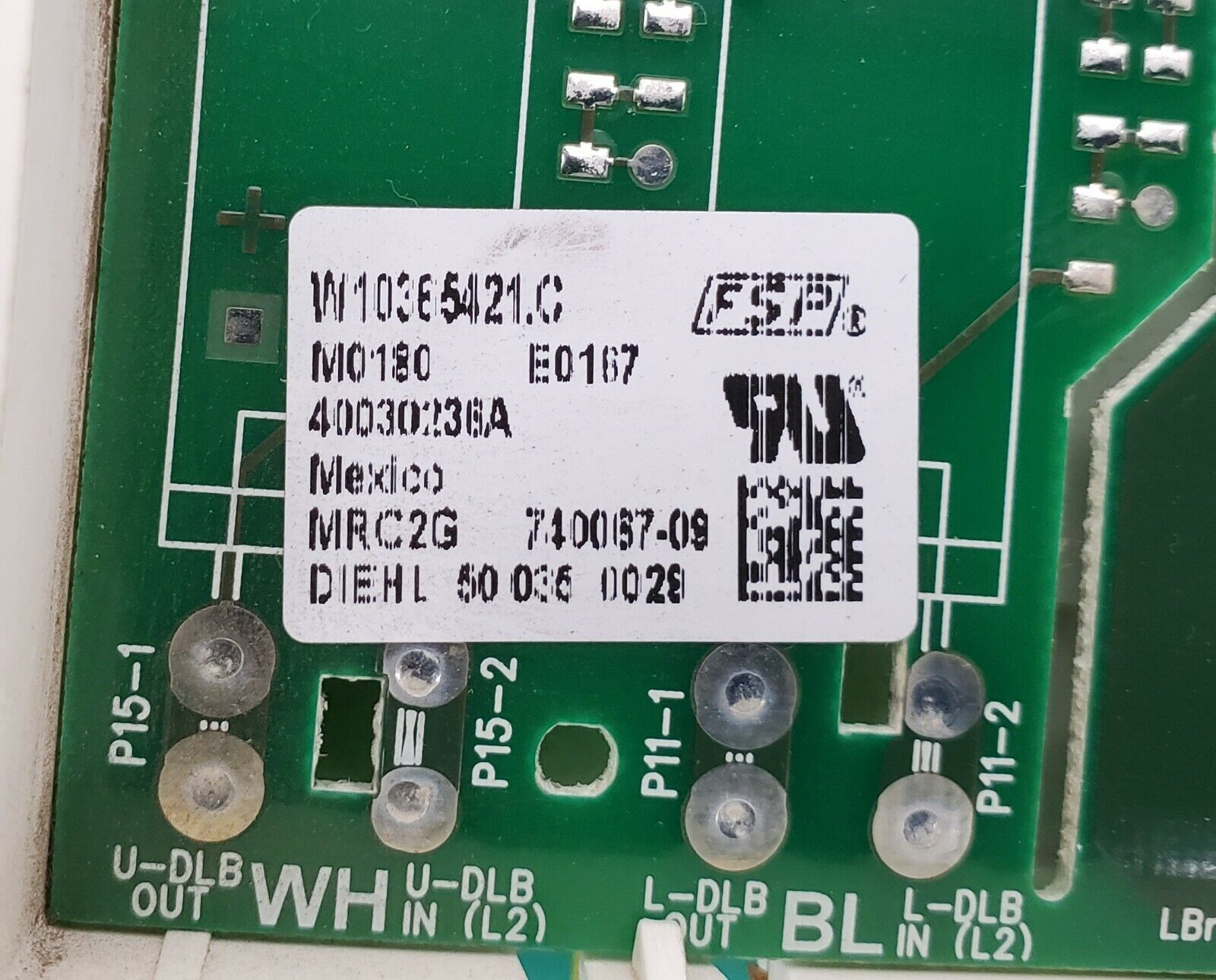 OEM  Maytag Range Control W10365421