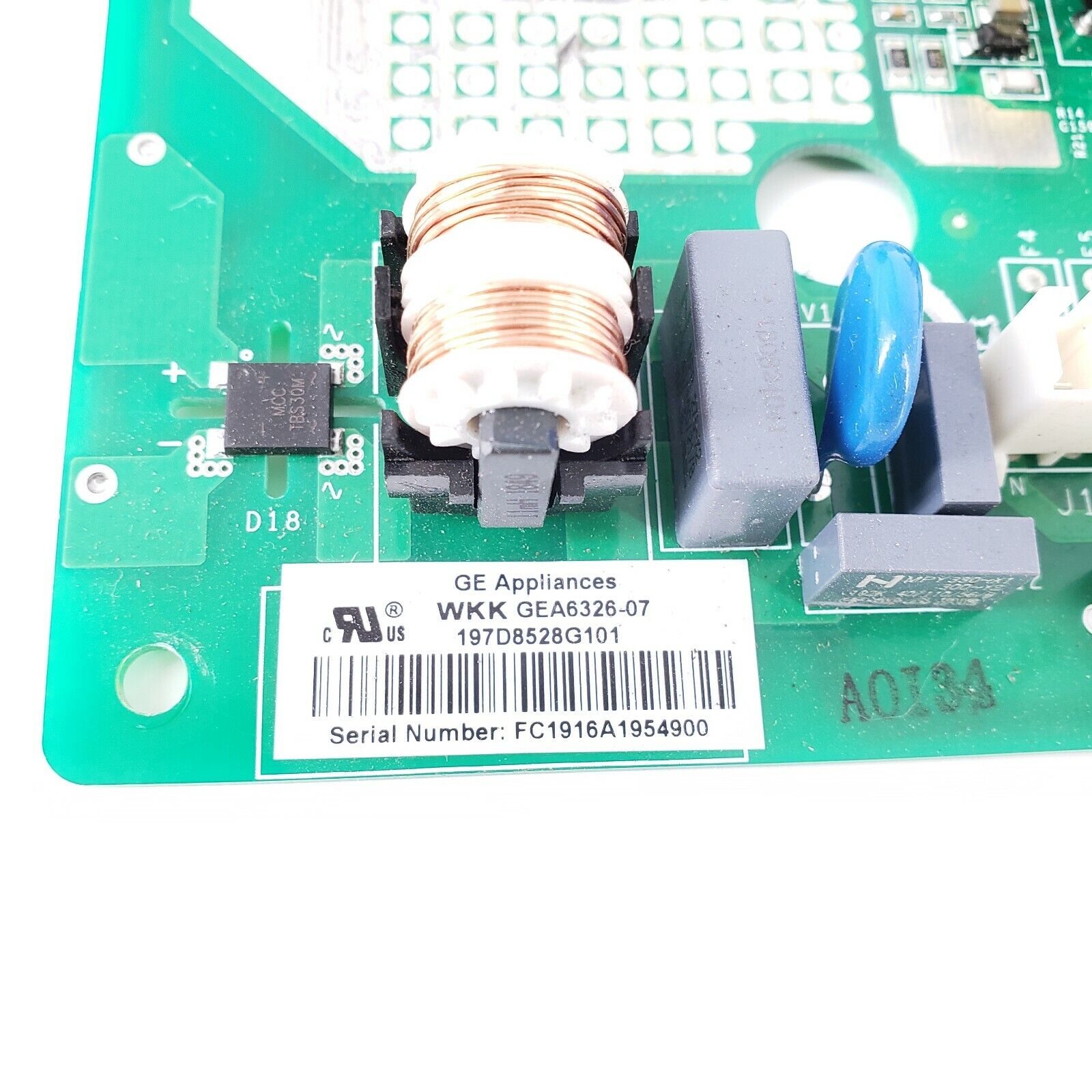 OEM  GE Refrigerator Control 197D8528G101