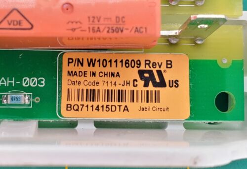 OEM Whirlpool Dryer Control Board W10111609 Same Day Ship & Lifetime Warranty
