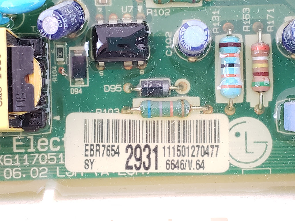 LG Dryer Control Board EBR76542931