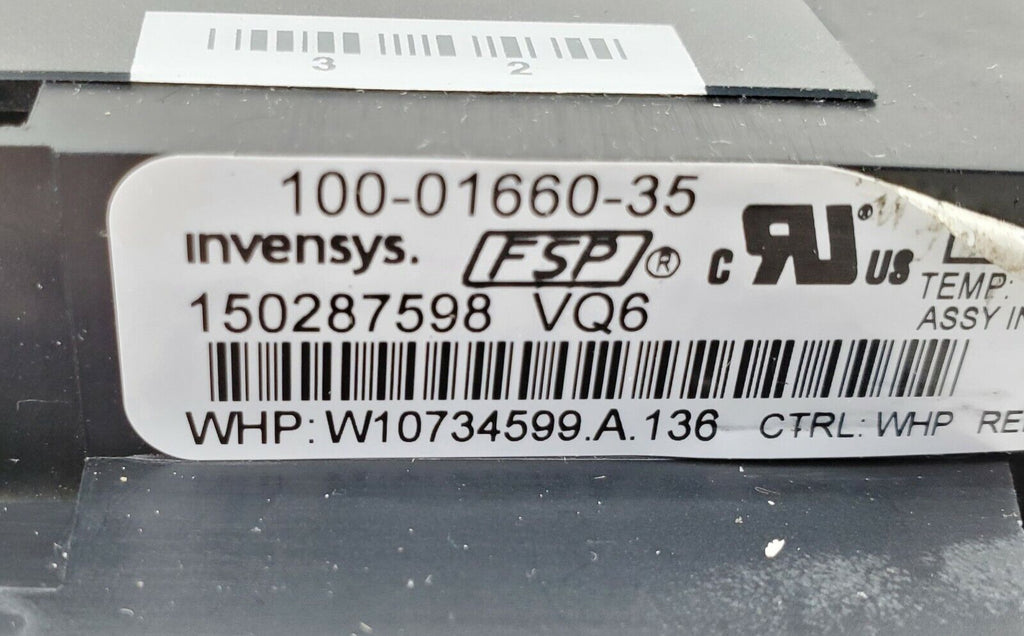 Whirlpool Range Control W10734599