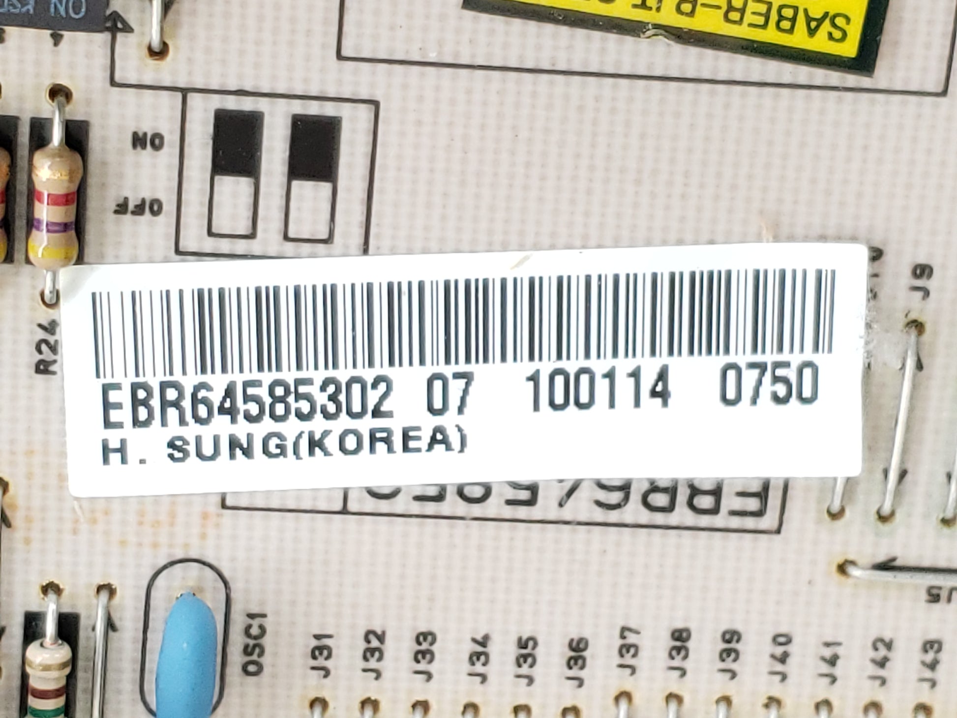 Kenmore Refrigerator Control Board EBR64585302