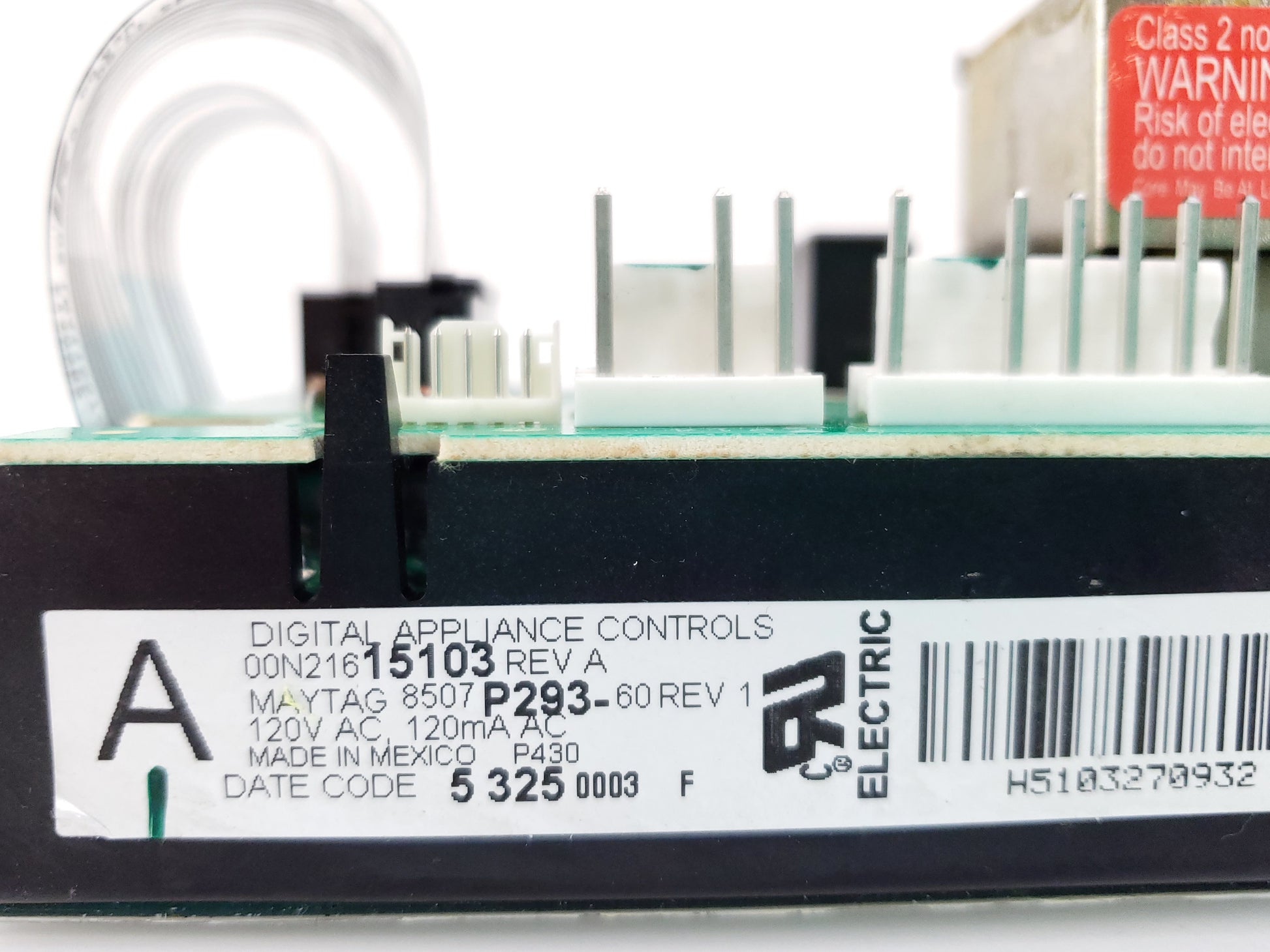 Whirlpool Range Control Board 8507P293-60