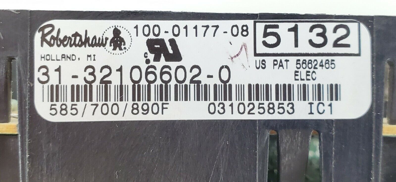 OEM  Amana Range Control 32106602