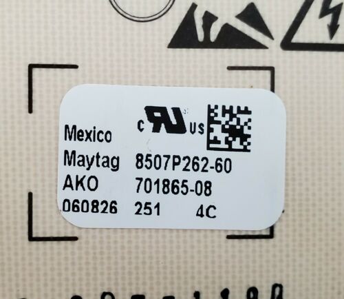 Maytag  Range Control Board 8507P262-60