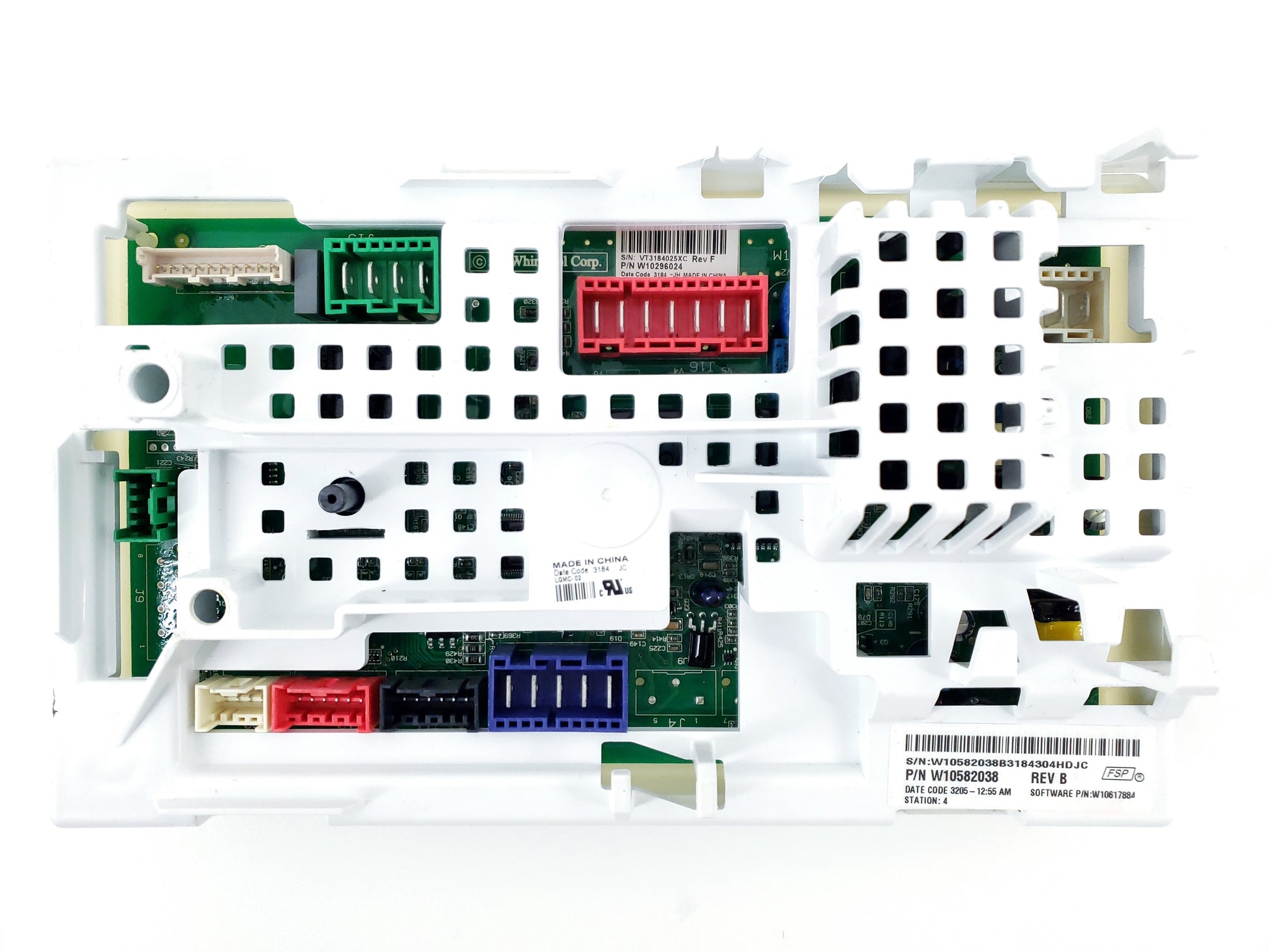 Whirlpool Washer Control Board W10582038