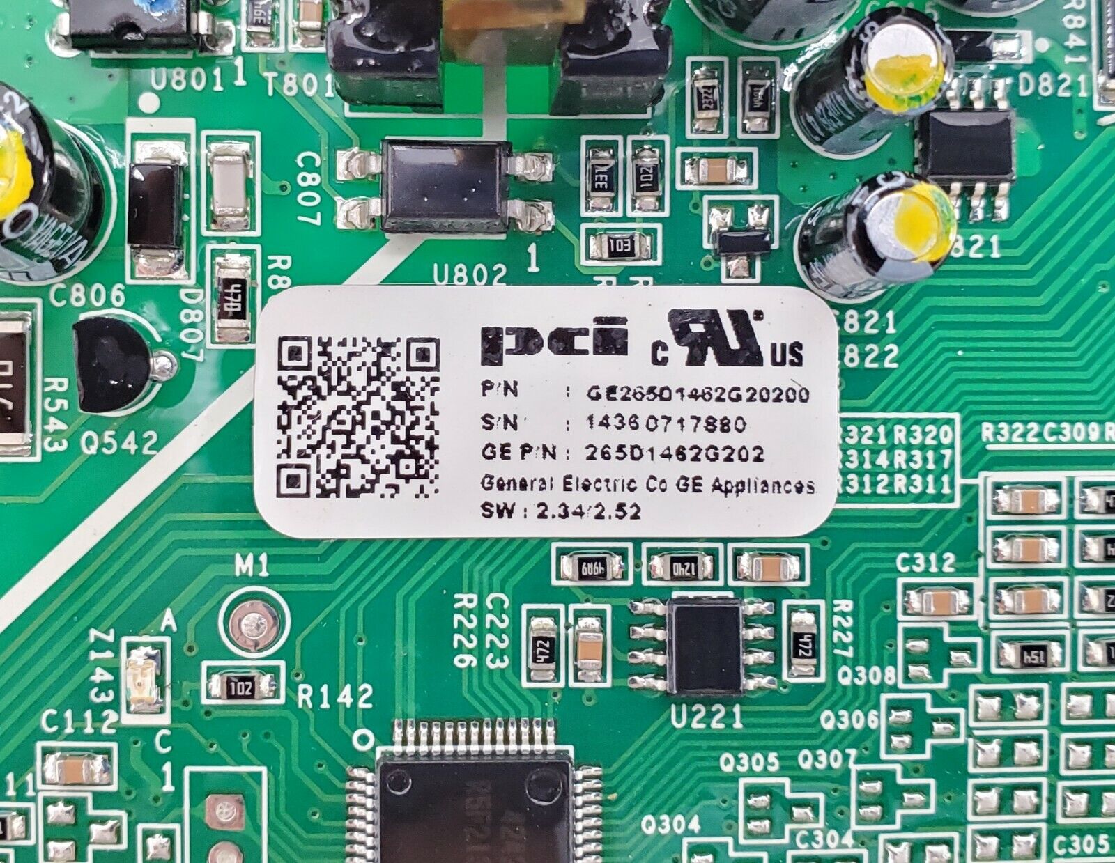 OEM  GE Dishwasher Control  265D1462G202