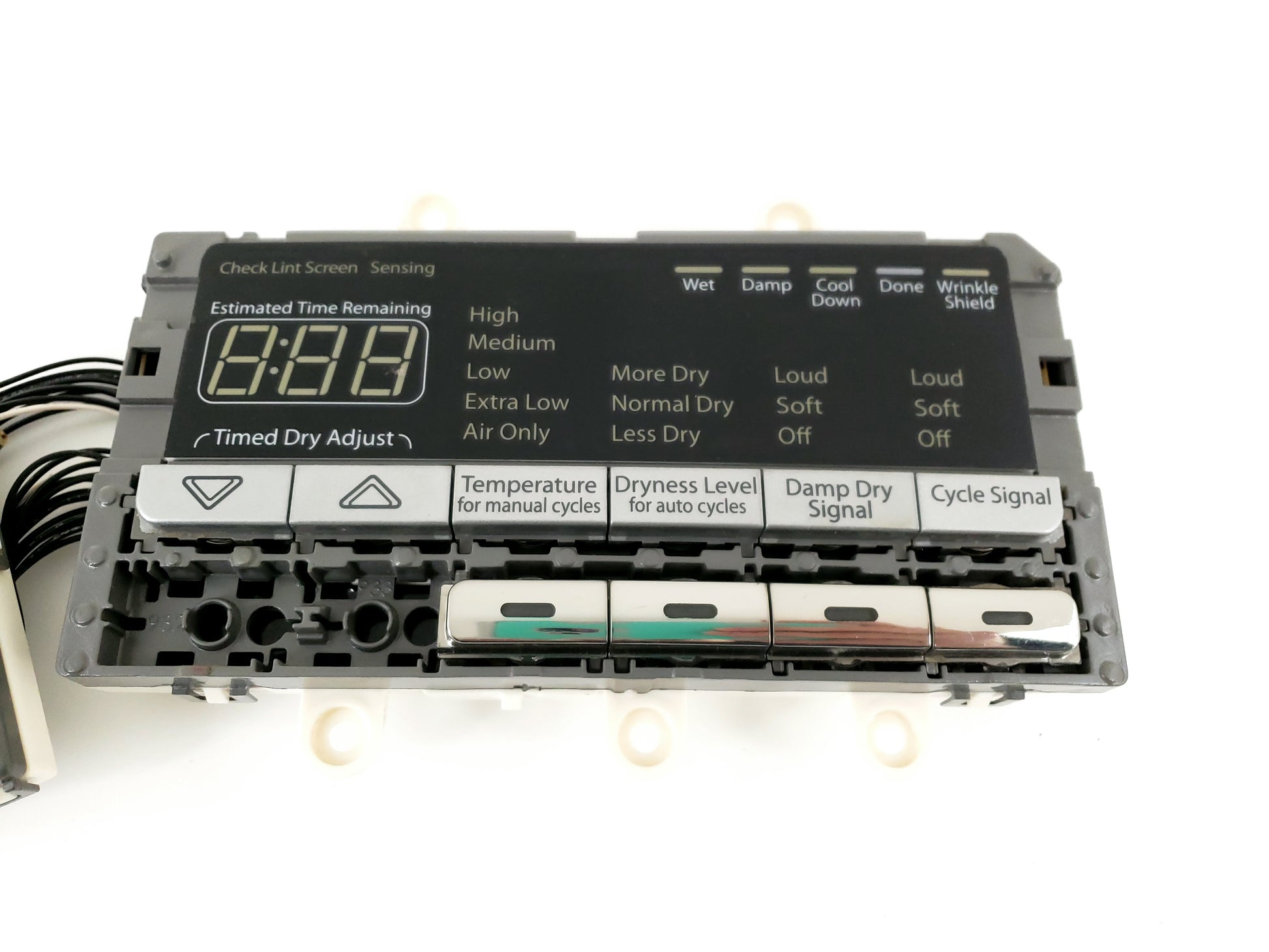 Whirlpool Dryer User Interface W10389271