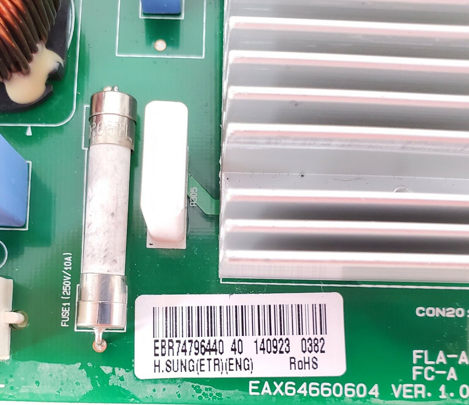 LG Refrigerator Control EBR74796440