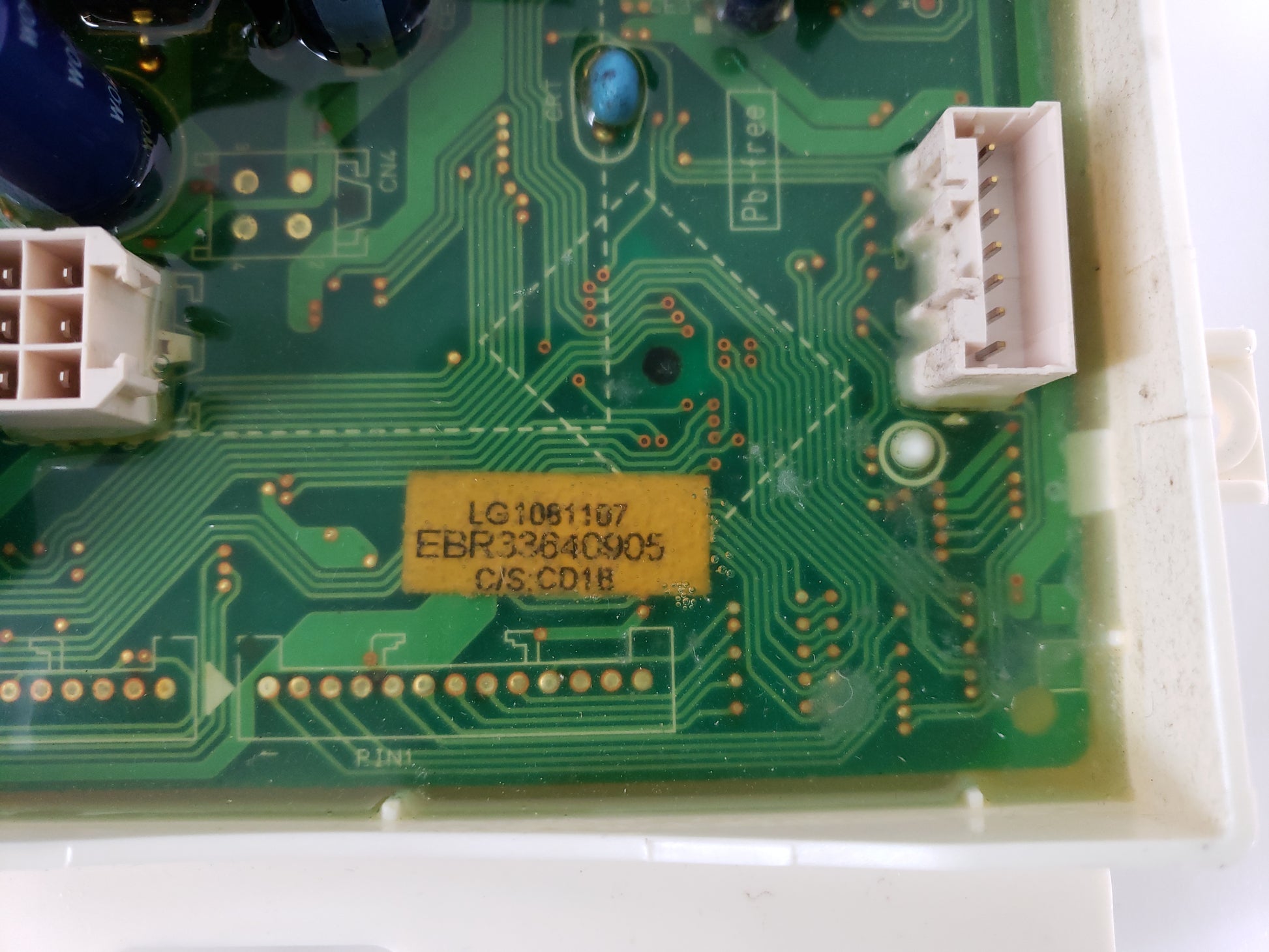 LG Dryer Control EBR33640905